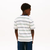 Tommy Hilfiger Rugby Stripe T-Shirt - Light Grey Multi