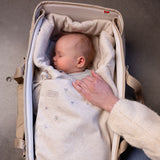 Voksi Wool Wrap, warm swaddle bag - Sand