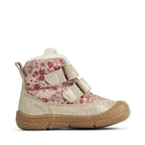 Wheat Dowi Prewalker Velcro Tex - Rose Dust Flowers