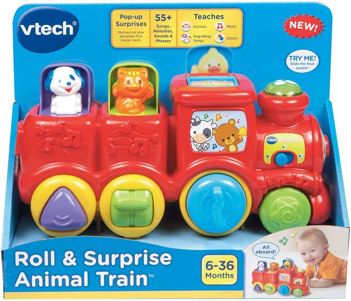 Vtech Baby Tog med pop-up venner