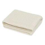 Cam Cam Harper Strik Baby Tæppe - Off White