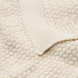 Cam Cam Harper Strik Baby Tæppe - Off White