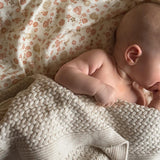 Cam Cam Harper Strik Baby Tæppe - Off White