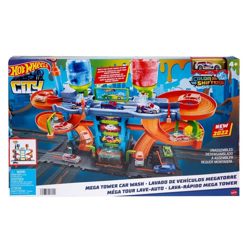 Hot Wheels City Mega Tower Car Wash