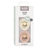 Bibs Colour Symmetrical, 2-pack - Ivory & Blush