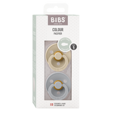 Bibs Colour Symmetrical, 2-pack - Vanilla & Cloud