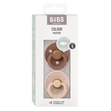 Bibs Colour Symmetrical, 2-pack - Blush & Woodchuck