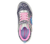 Skechers Girls Glimmer Sneakers - Silver Pink