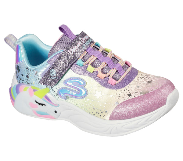 Skechers Girls Unicorn Dreams Sneakers - Purple Multicolor