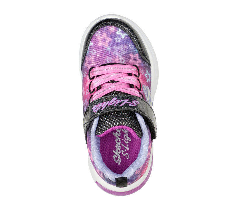 Skechers Girls Star Sparks Sneakers - Black Multi