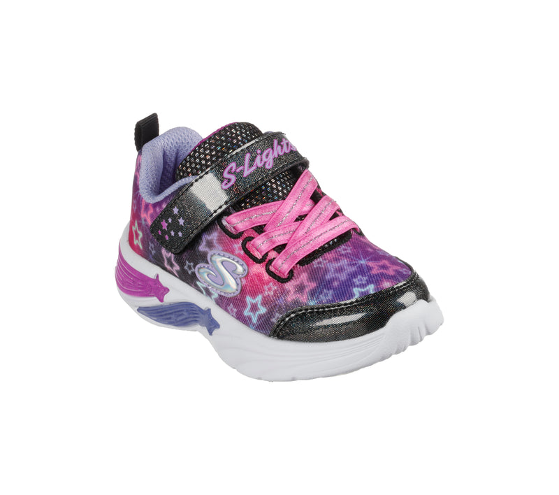 Skechers Girls Star Sparks Sneakers - Black Multi