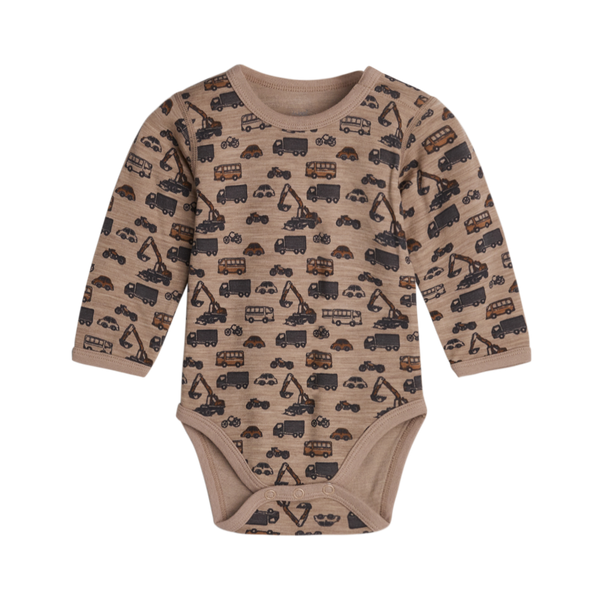 Hust & Claire Baloo Body, Uld-Bambus - Biscuit Melange
