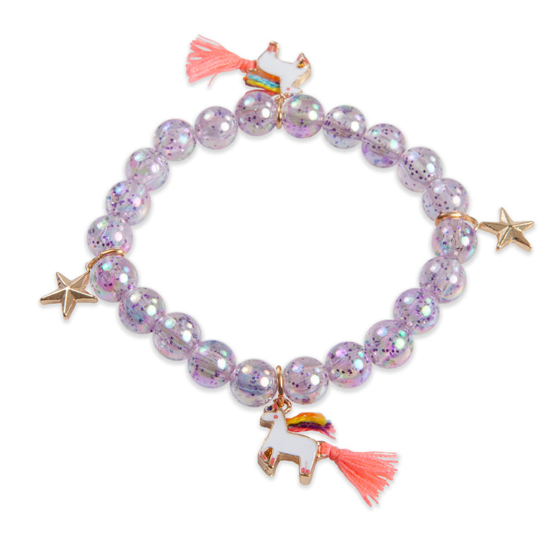 Great Pretenders Unicorn purple Star Armbånd