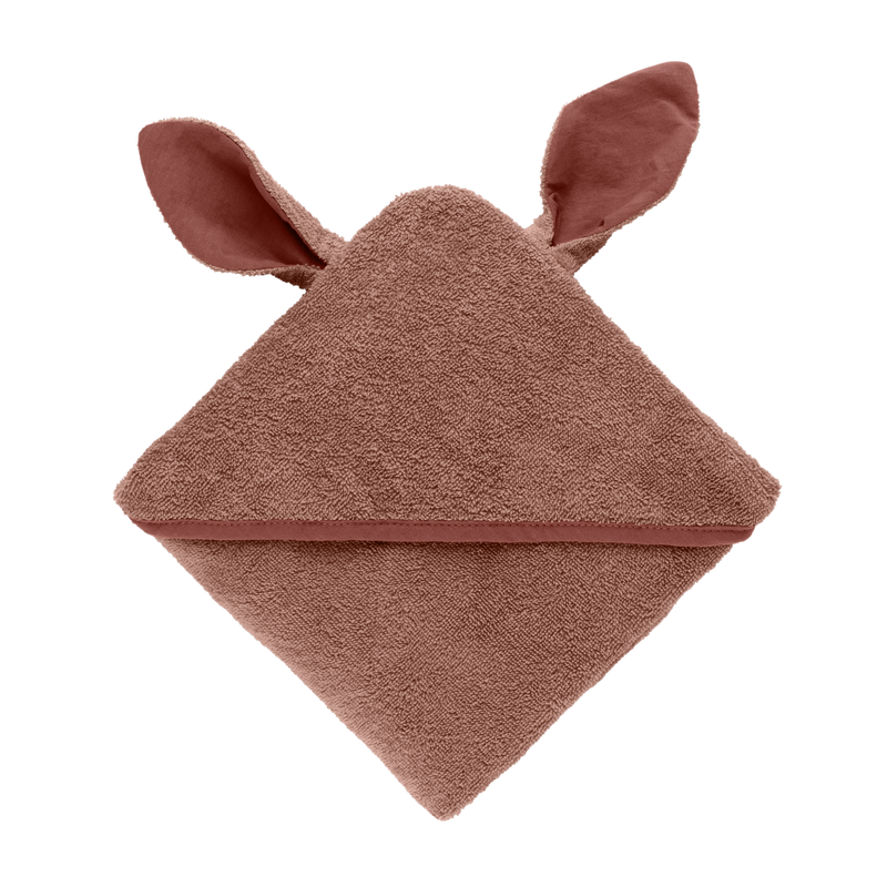 Bibs Kangaroo Hoodie Baby Håndklæde - Woodchuck