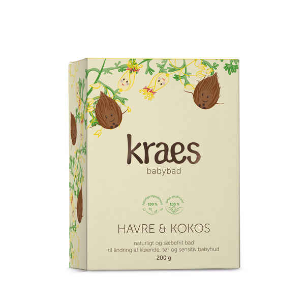 Kraes Babybad m. havre & kokos - 200g