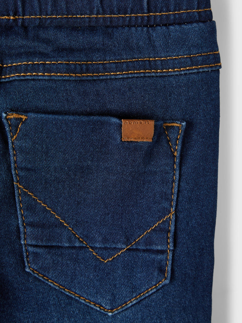Name It Ryan Slim Sweat Jeans - Dark Blue Denim