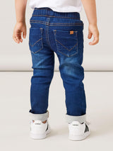 Name It Ryan Slim Sweat Jeans - Dark Blue Denim
