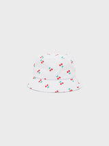 Name It Filipa Bøllehat - Bright White Cherry print