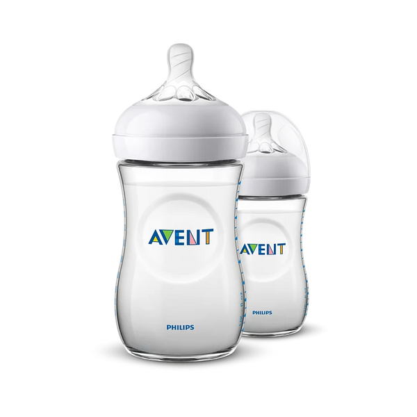 Philips Avent Natural Sutteflaske, 2-pack - 260 ml.