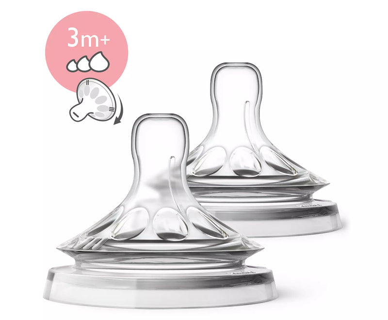 Philips Avent Natural Sut Variabel, 2-pack - 3 mdr.