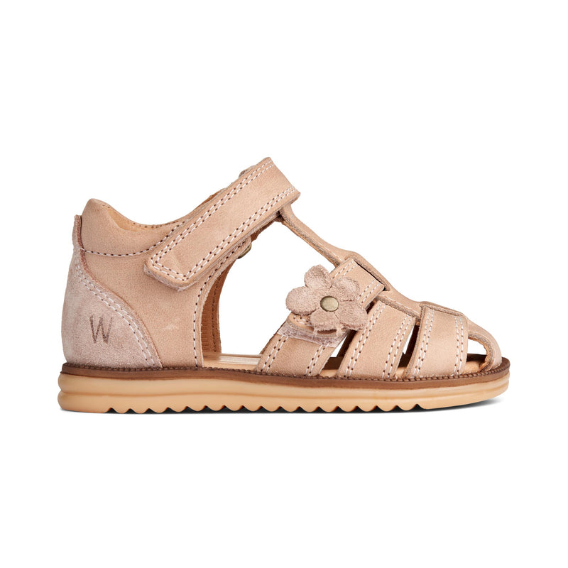 Wheat Sky Sandal - Flower Beige Rose