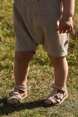 Wheat Sky Sandal - Flower Beige Rose